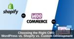 Choosing the Right CMS: WordPress vs. Shopify vs. Custom Development