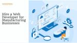 Hire a Web Developer for Manufacturing Businesses - WordPress Developer Jaipur