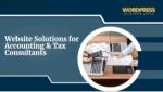 Website Solutions for Accounting & Tax Consultants - WordPress Developer Jaipur