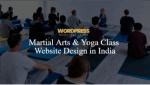 Martial Arts & Yoga Class Website Design in India