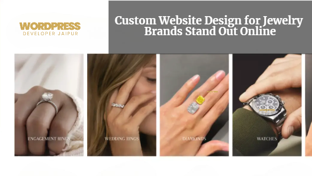 Custom Website Design for Jewelry Brands