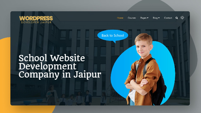 School Website Development Company in Jaipur